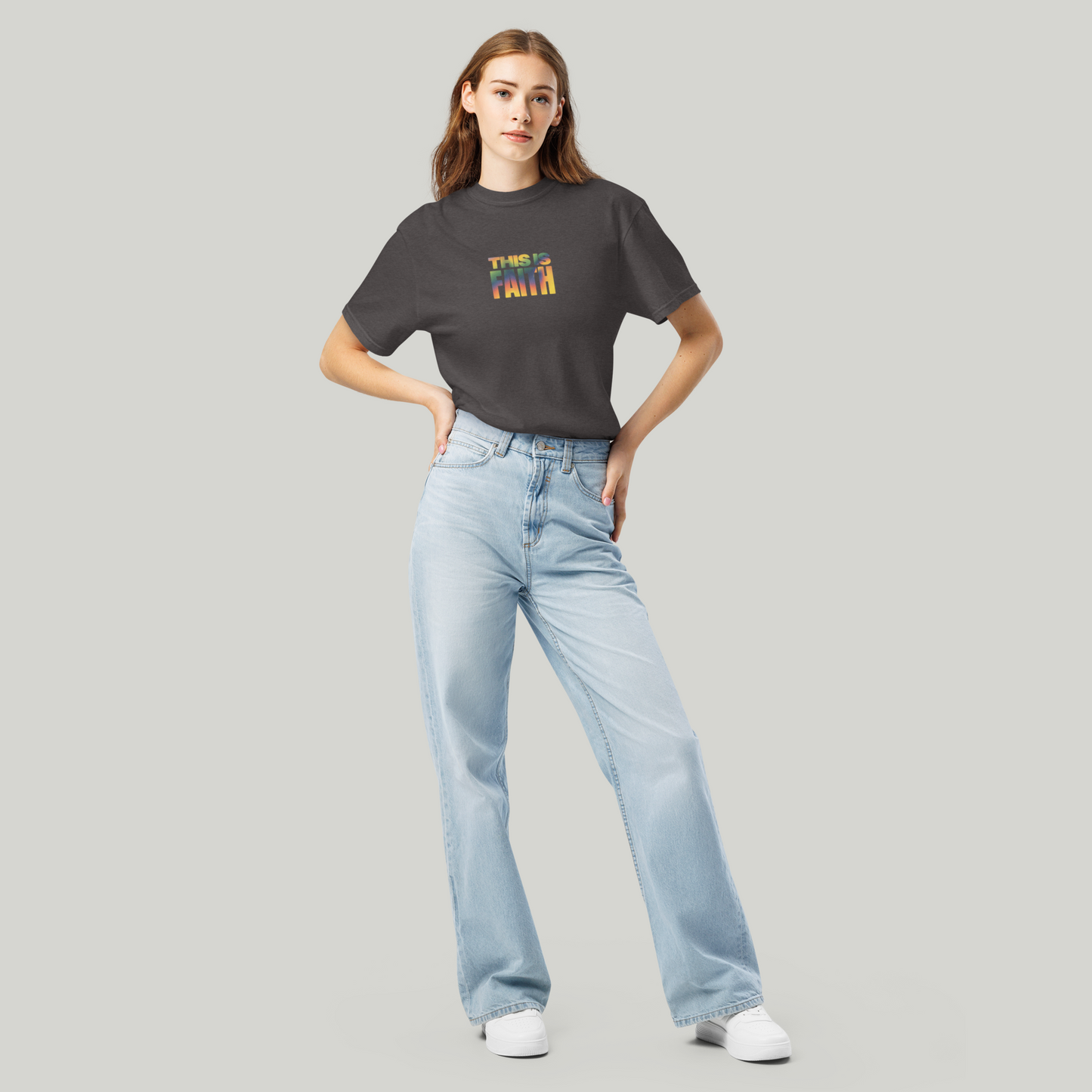 THIS IS FAITH Hebrews 11:1 Heavyweight Tshirt