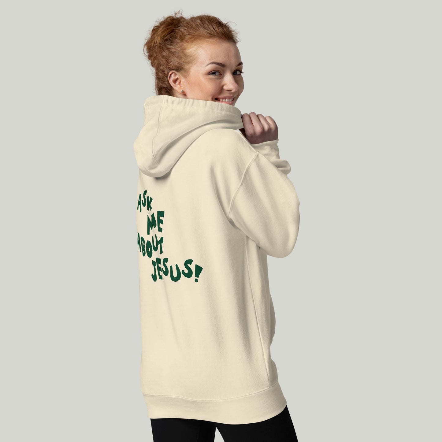Faith Club Ask Me About Jesus Hoodie