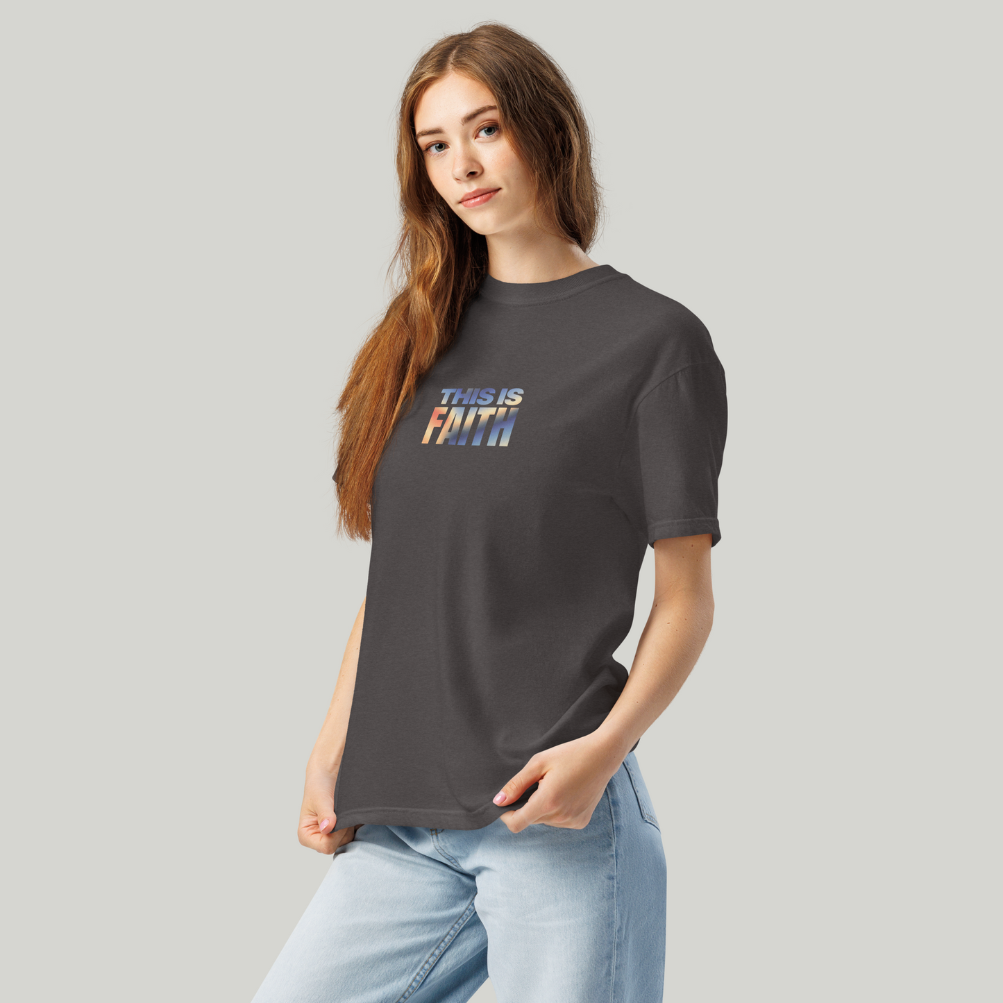 THIS IS FAITH Mark 10:27 Heavyweight Tshirt