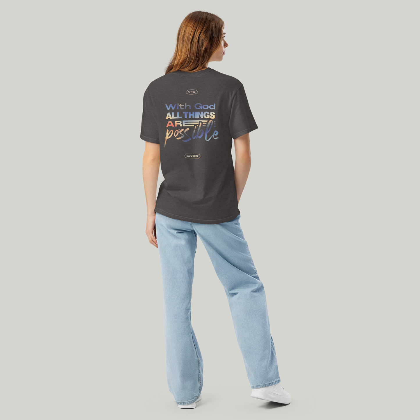 THIS IS FAITH Mark 10:27 Heavyweight Tshirt