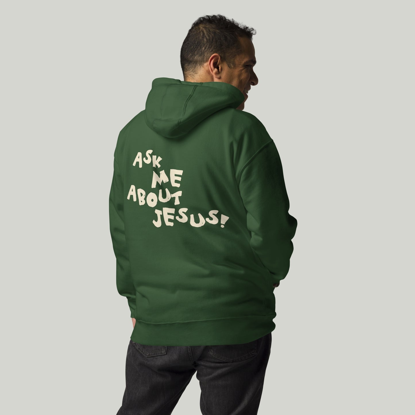 Faith Club Ask Me About Jesus Hoodie