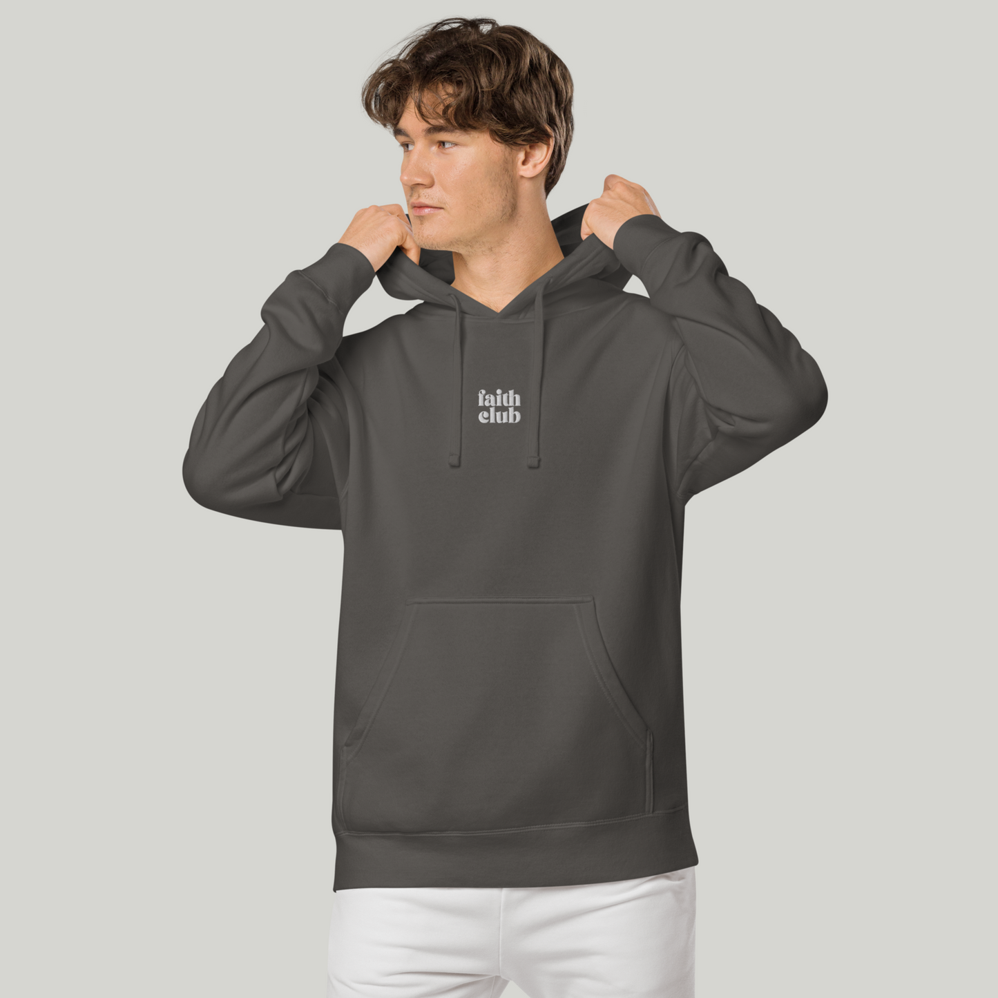 Faith Club Pigment-Dyed Hoodie