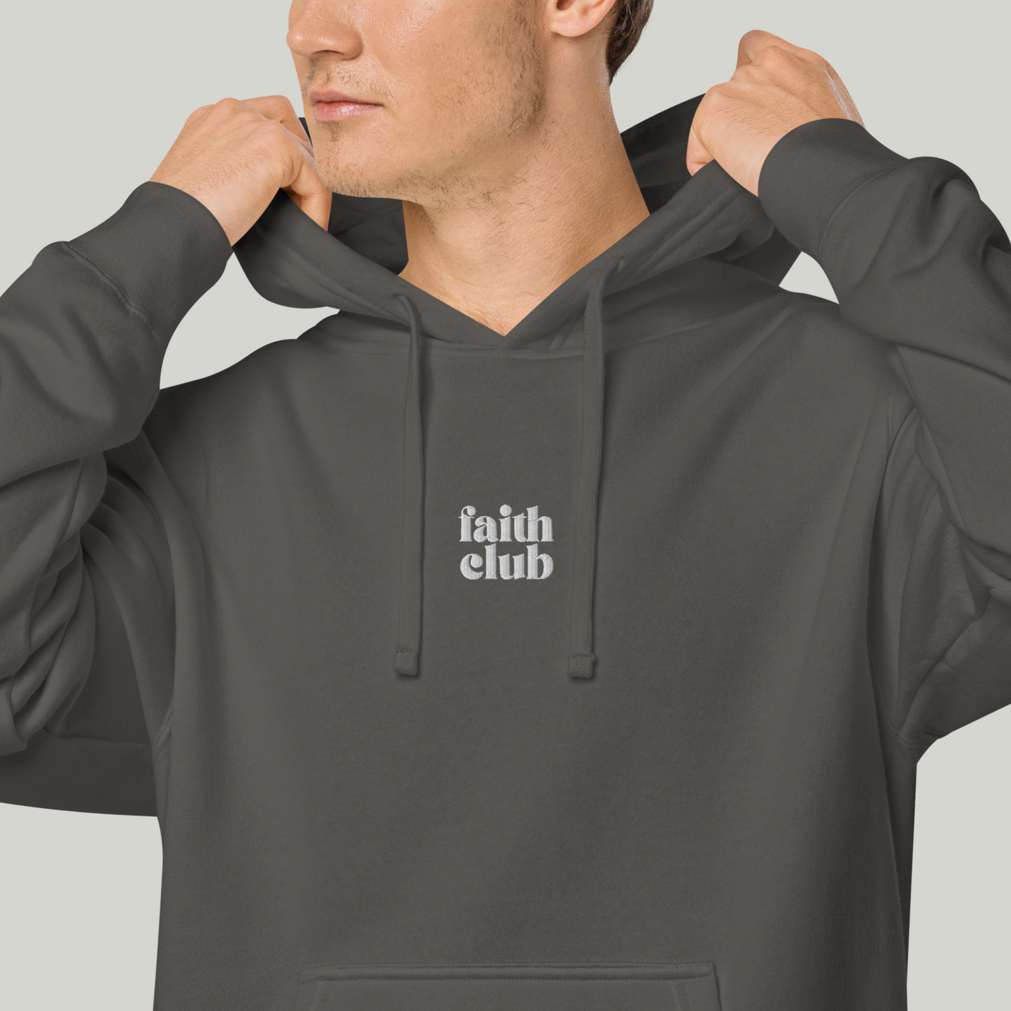 Faith Club Pigment-Dyed Hoodie