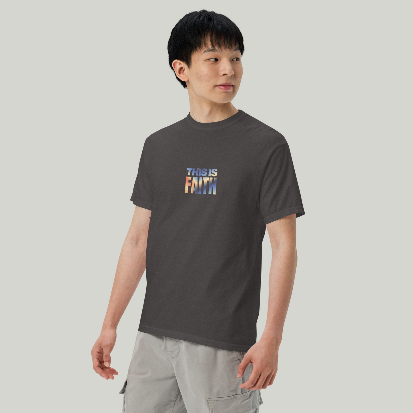 THIS IS FAITH Mark 10:27 Heavyweight Tshirt