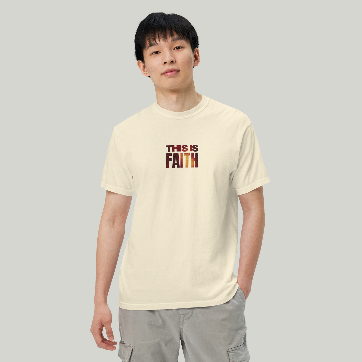 THIS IS FAITH Romans 6:9 Heavyweight Tshirt
