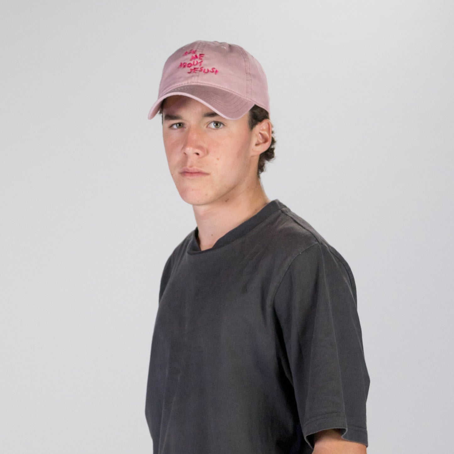 Ask Me About Jesus Cap