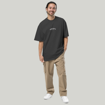 Your Faith Style Clothing Co Oversized Faded Tshirt