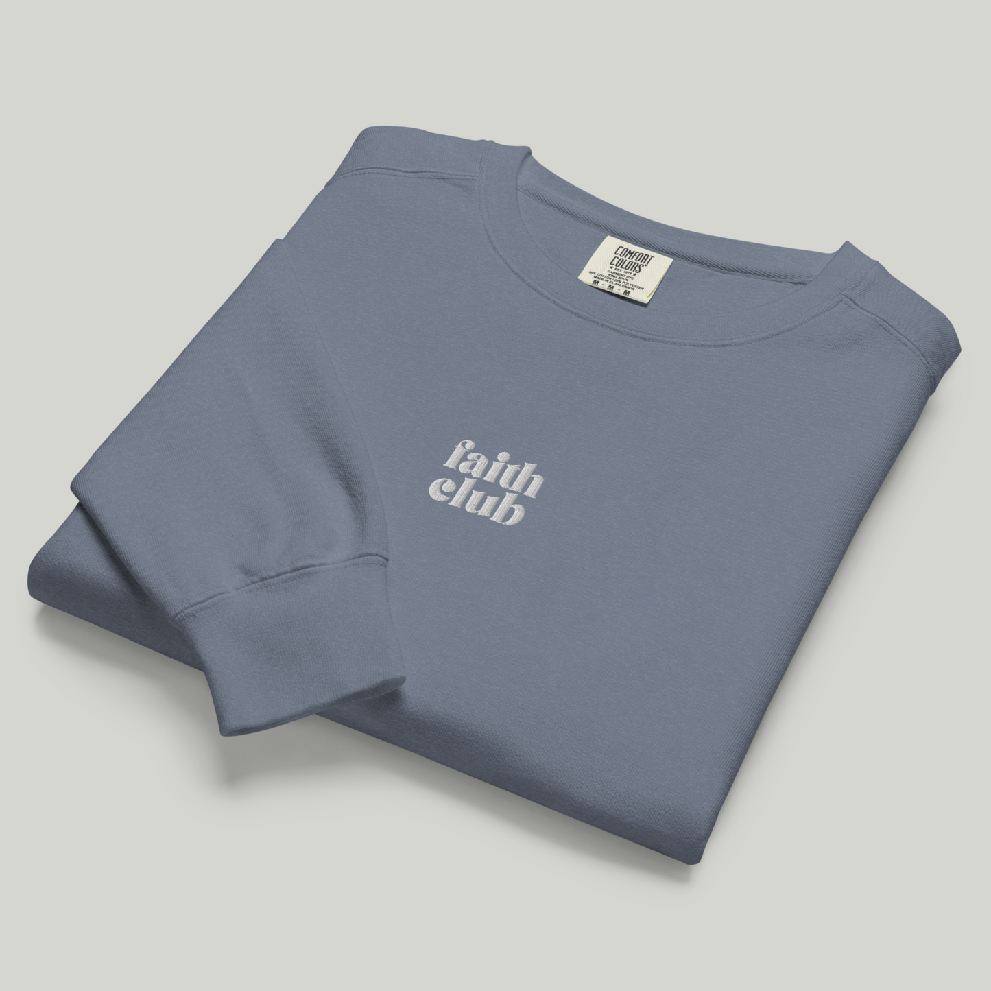 Faith Club Garment-Dyed Sweatshirt