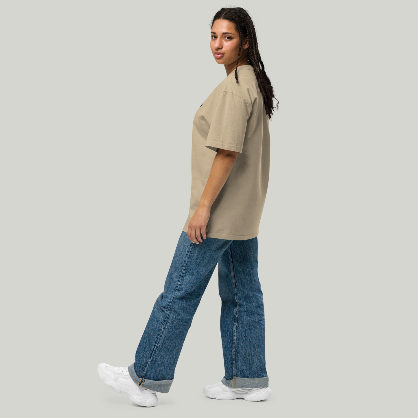 Your Faith Style Clothing Co Oversized Faded Tshirt