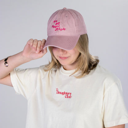 Ask Me About Jesus Cap