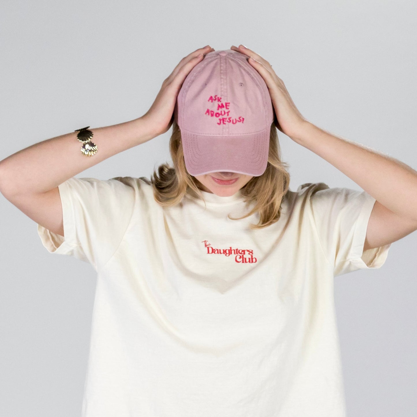 Ask Me About Jesus Cap