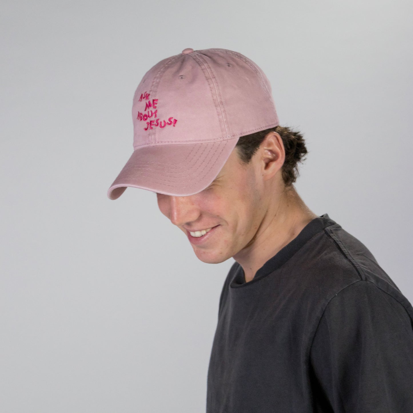 Ask Me About Jesus Cap