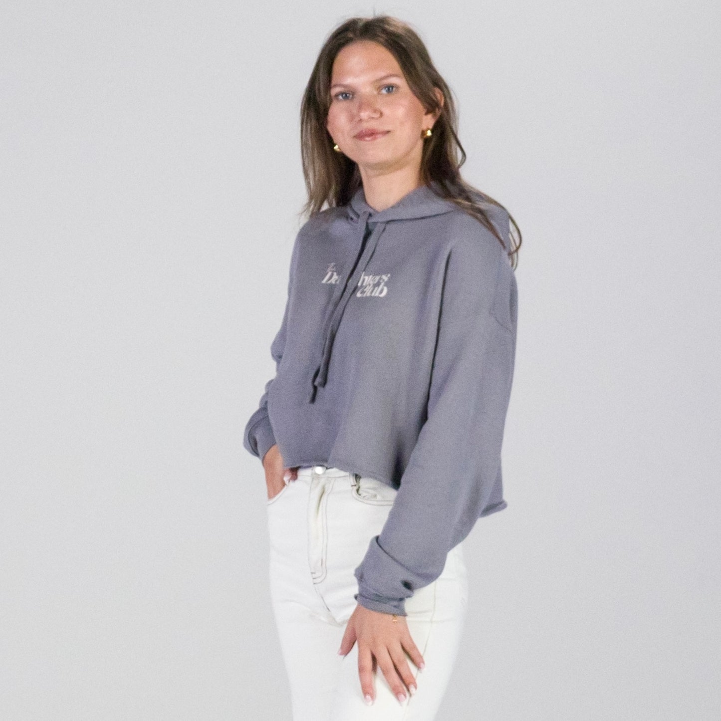 The Daughters Club Crop Hoodie