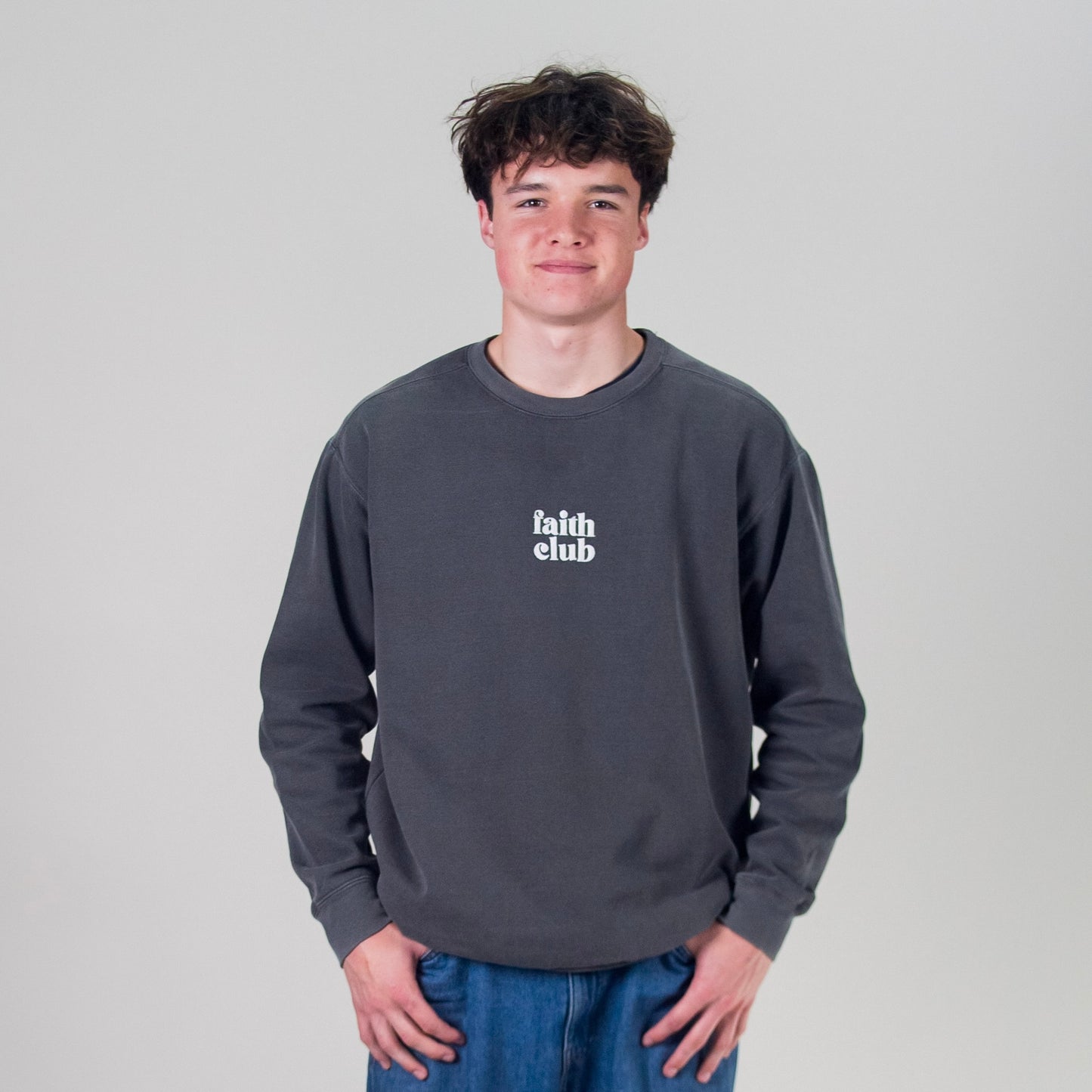 Faith Club Garment-Dyed Sweatshirt