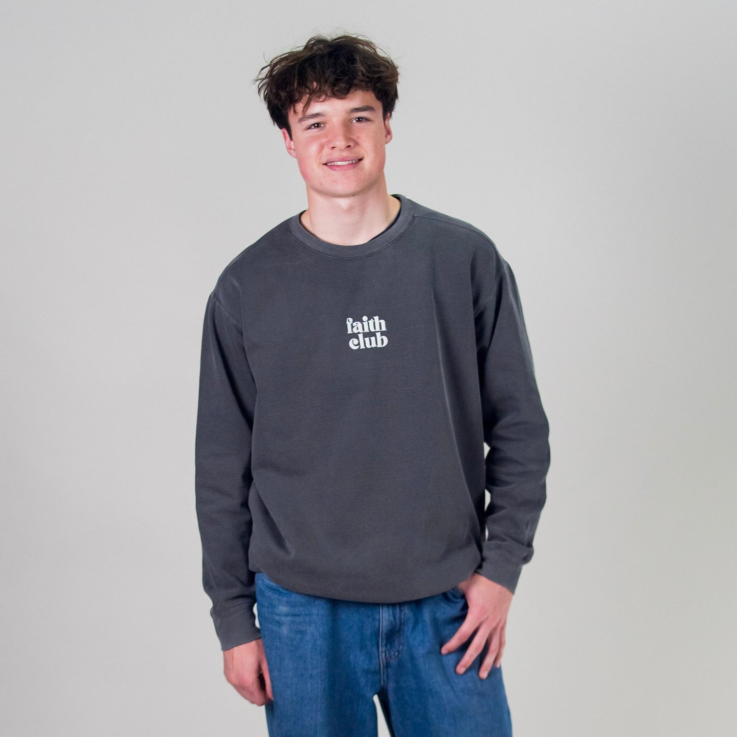 Faith Club Garment-Dyed Sweatshirt