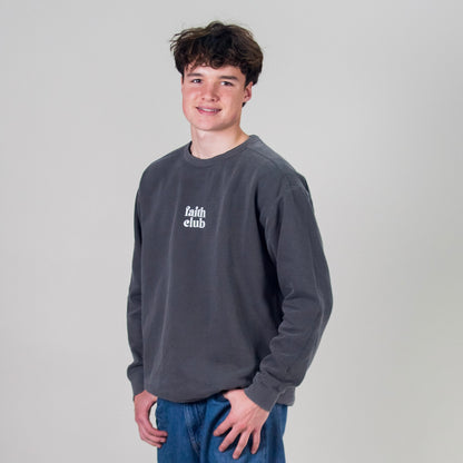 Faith Club Garment-Dyed Sweatshirt