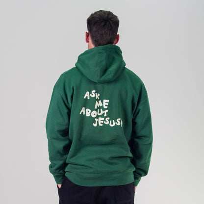 Faith Club Ask Me About Jesus Hoodie
