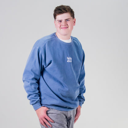 Faith Club Garment-Dyed Sweatshirt