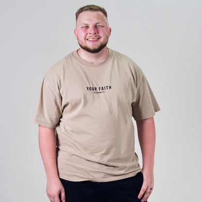 Your Faith Style Clothing Co Oversized Faded Tshirt