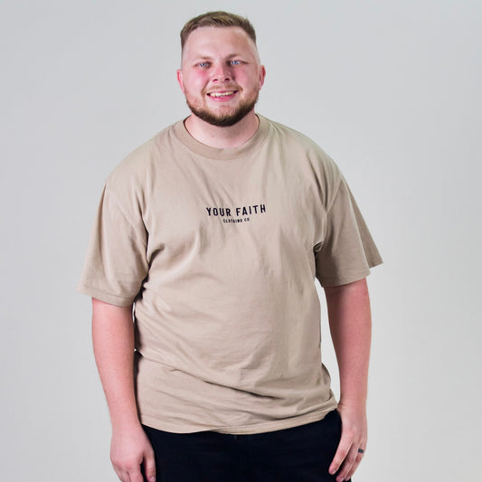 Your Faith Style Clothing Co Oversized Faded Tshirt