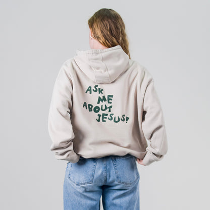 Faith Club Ask Me About Jesus Hoodie