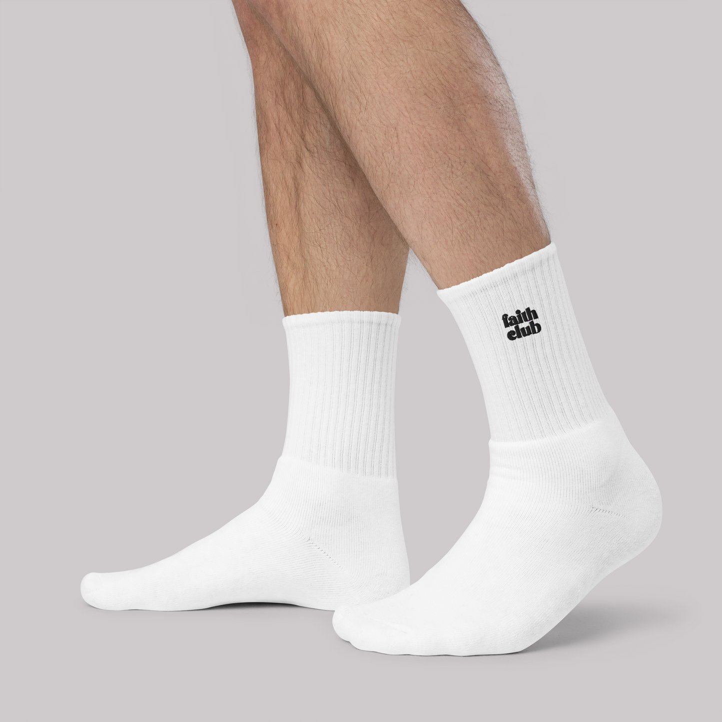 Faith Club Embroidered Socks